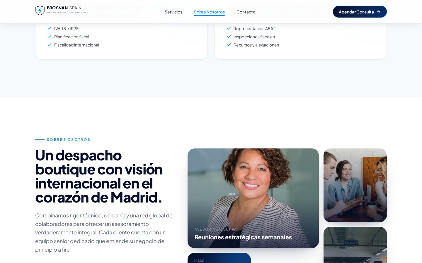Bloque de contacto y confianza de Brosnan Spain